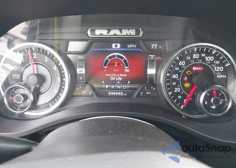 2022 Ram 1500 Big Horn 4X2 6'4 Box из США, поврежденный, VIN 1C6RREBG8NN219567